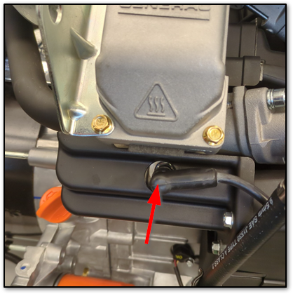 Next Generation front spark plug location