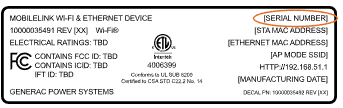 Wi-Fi/Ethernet device serial example