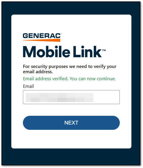Email mismatch error example