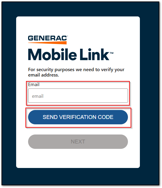 Enter new email dialog