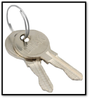 Air-cooled key, models prior to 2008
