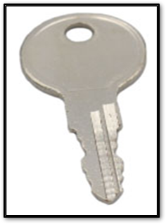 Air-cooled key, models 2008 to present