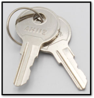 Liquid-cooled key, models 2005 to 2010