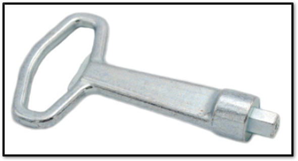 Liquid-cooled key, 2017 to present with 18 inch clearance