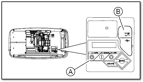 How do I replace the battery on my home standby generator?